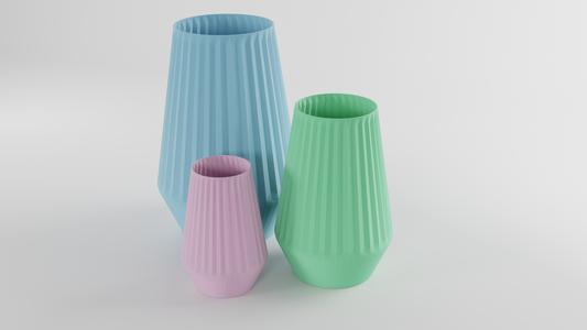 Vase, Minimalist Sculptural Tabletop Accent, Modern Mantelpiece Statement, Bud Holder