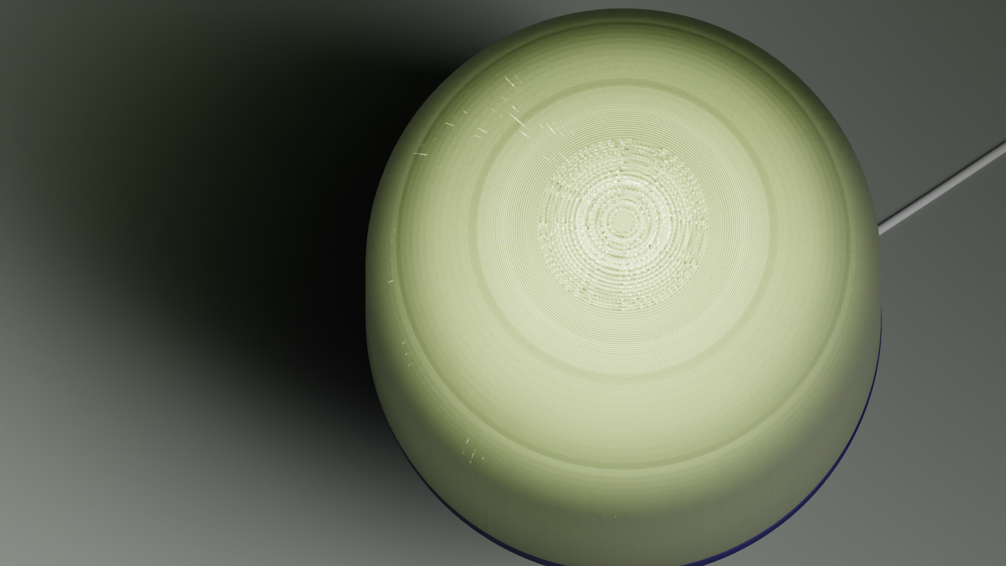 Original Capsule Pendant Light, Minimalist Style Diffuser Shade, Scandinavian Workspace Lamp, Soft Geometric Illumination