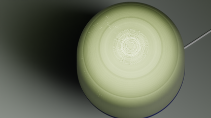 Original Capsule Pendant Light, Minimalist Style Diffuser Shade, Scandinavian Workspace Lamp, Soft Geometric Illumination