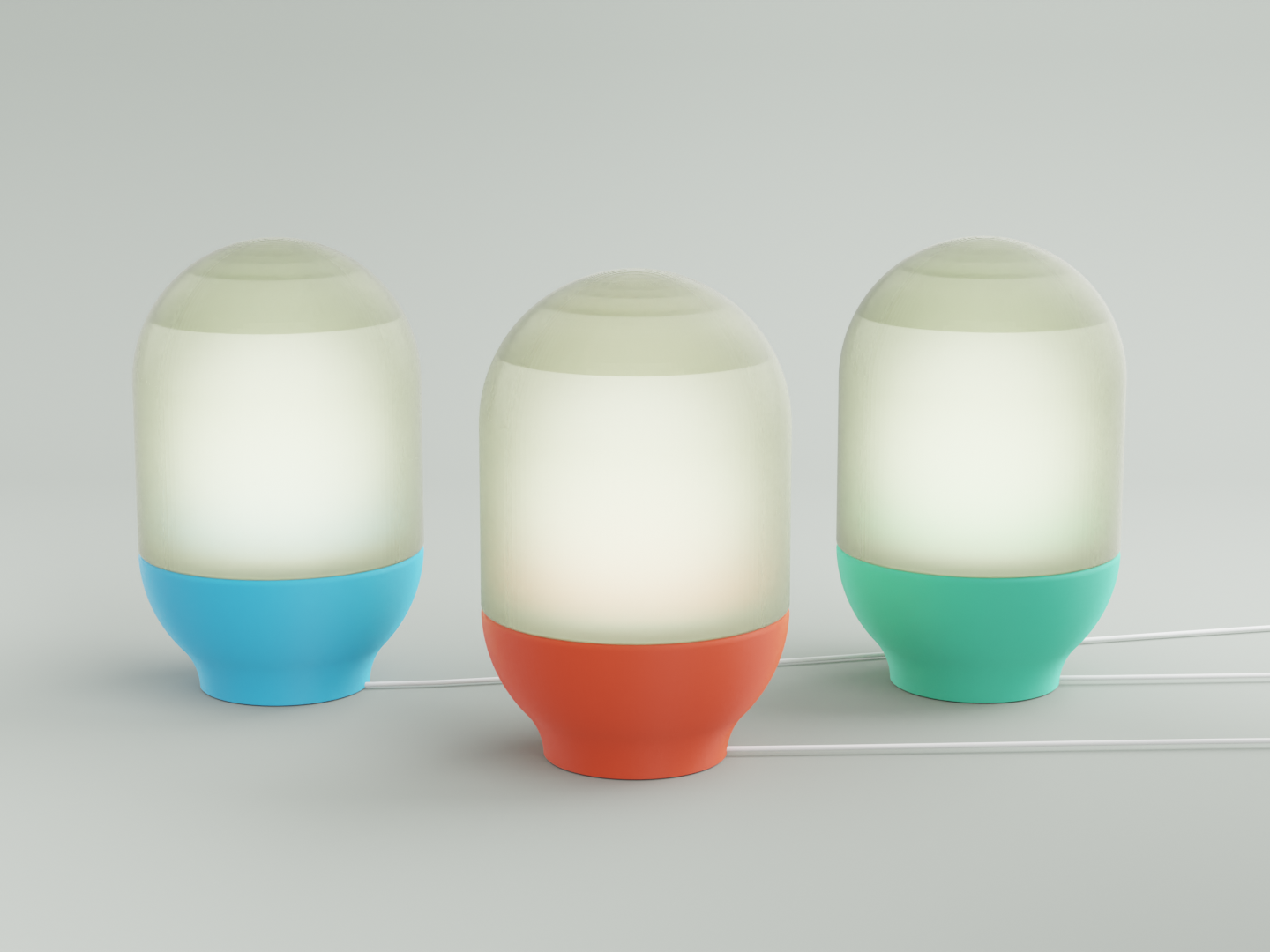 Original Capsule Pendant Light, Minimalist Style Diffuser Shade, Scandinavian Workspace Lamp, Soft Geometric Illumination