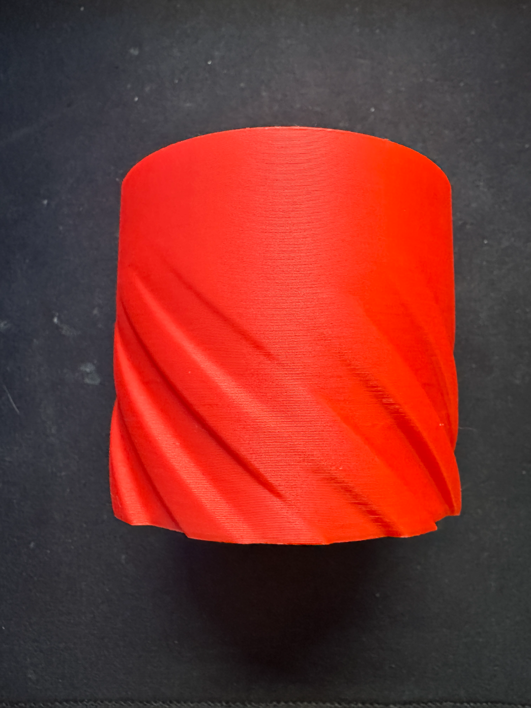 Spiral Planter Pot, Twisted Geometric Vessel, Minimal Workplace Succulents MatteBlack