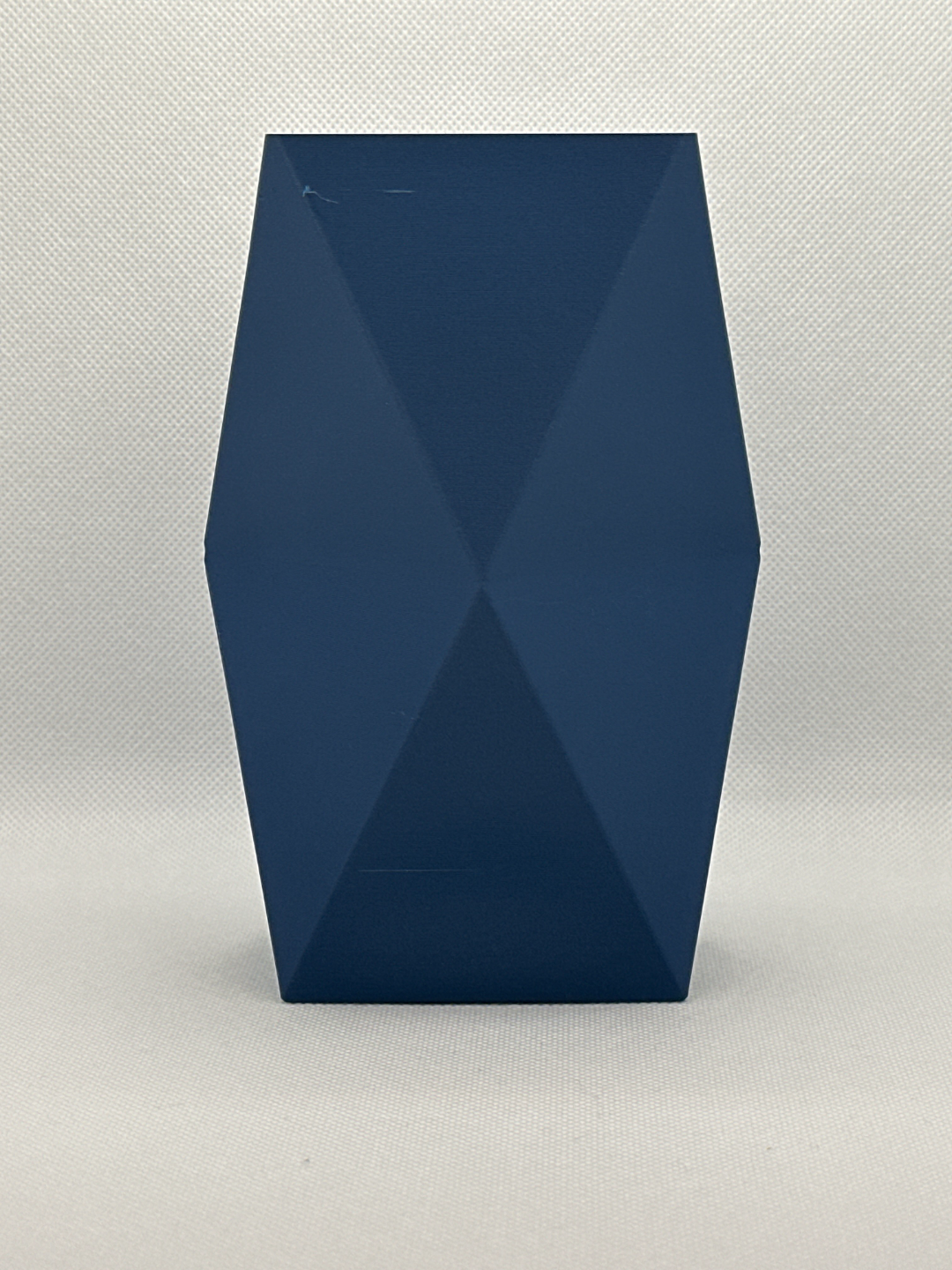 Geometric Vase, Dual Aspect Twist, Modern Hexagon Centerpiece, Minimalist Penholder