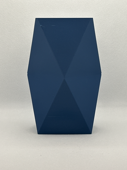 Geometric Vase, Dual Aspect Twist, Modern Hexagon Centerpiece, Minimalist Penholder