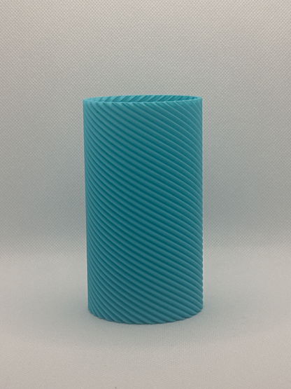 Original Spiral Column Vase, Sculptural Geometric Centerpiece, Contemporary Tablescape Accent, Nordic Style, Art Deco