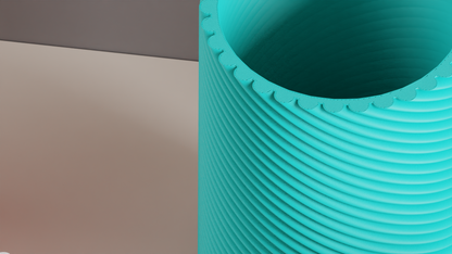 Original Spiral Column Vase, Sculptural Geometric Centerpiece, Contemporary Tablescape Accent, Nordic Style, Art Deco