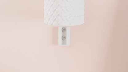 Wall planter, floating vertical holder, minimalist architectural succulent organizer