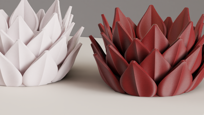 lotus tealight, sculptural candlecup, ambient tabletop centerpiece, contemporary minimalist decor