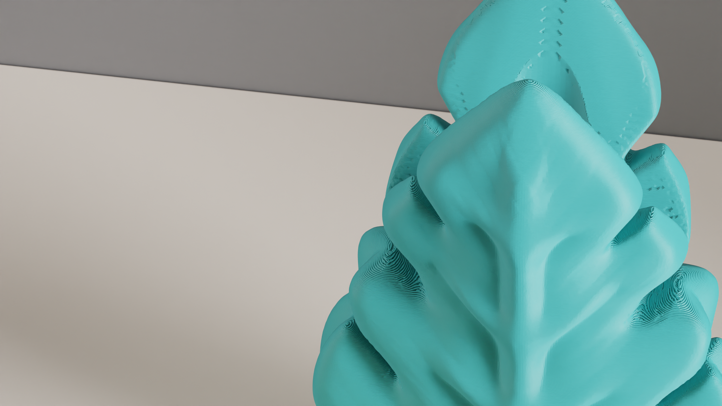 Leaf Vase, Geometric Botanical Centerpiece, Sculptural Tabletop Accent, Minimalist Elegant