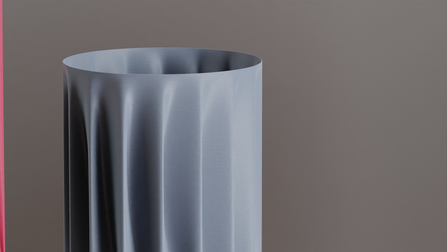 Modern Vase, Twisted Spiral Minimalist Geometric TableAccent, JapandiStyle Sculptural