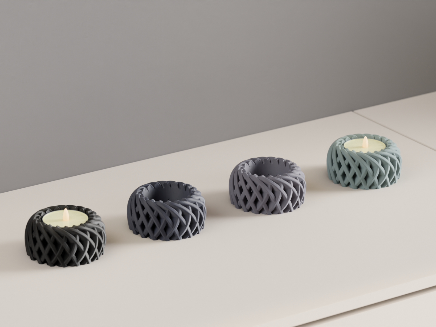 Modern Nordic Style Spiral Basket Candle Holder, Stylish Contemporary LED Lantern, Tabletop Ambient Statement