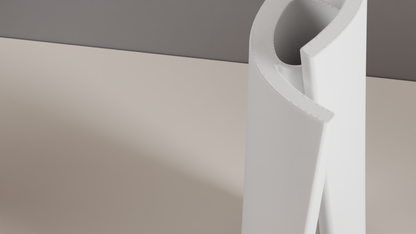 Geometric Vase, Folded Elegance Architectural Flower Vessel, Modern Tabletop Accent