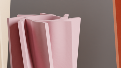 Sculptural Vase, Spiral Twist Centerpiece, Modern Elegant Tabletop Decorative Accent