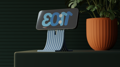 MagSafe Phone Stand, iPhone StandBy Dock, Nightstand Charger Holder, Minimalist.