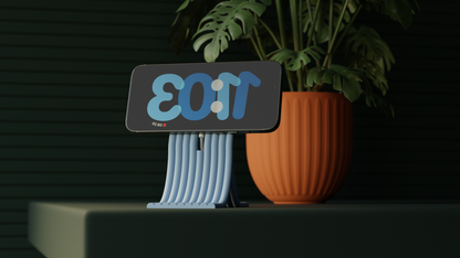 MagSafe Phone Stand, iPhone StandBy Dock, Nightstand Charger Holder, Minimalist.