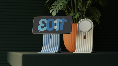 MagSafe Phone Stand, iPhone StandBy Dock, Nightstand Charger Holder, Minimalist.