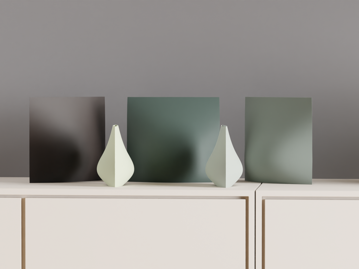 Modern Vase, Minimalist Sculptural Centerpiece, Asymmetrical Tabletop Accent, Art Deco