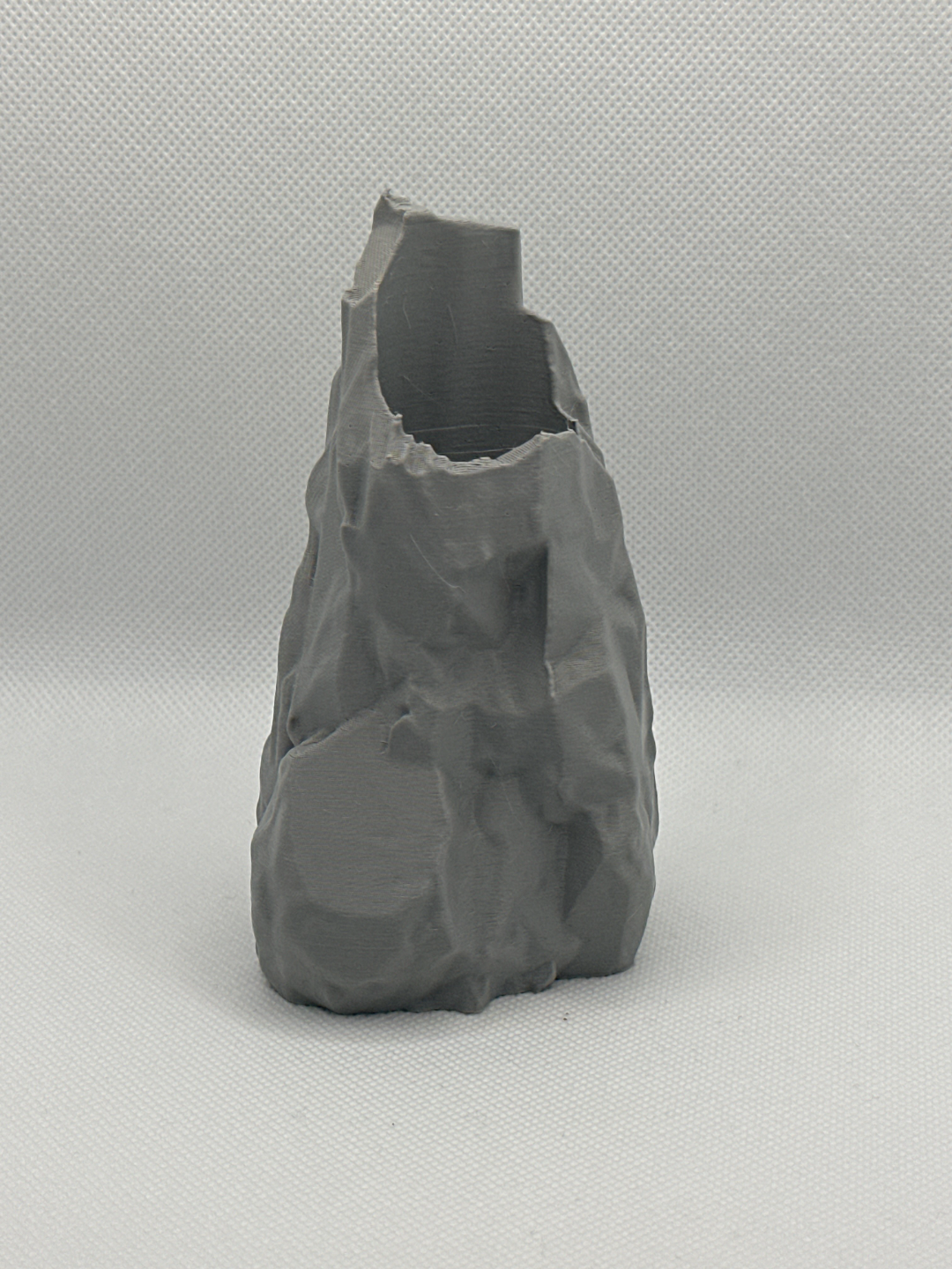 Rock Vase, Sculptural Organic Vessel, Geometric Tabletop Accent, Contemporary Decor