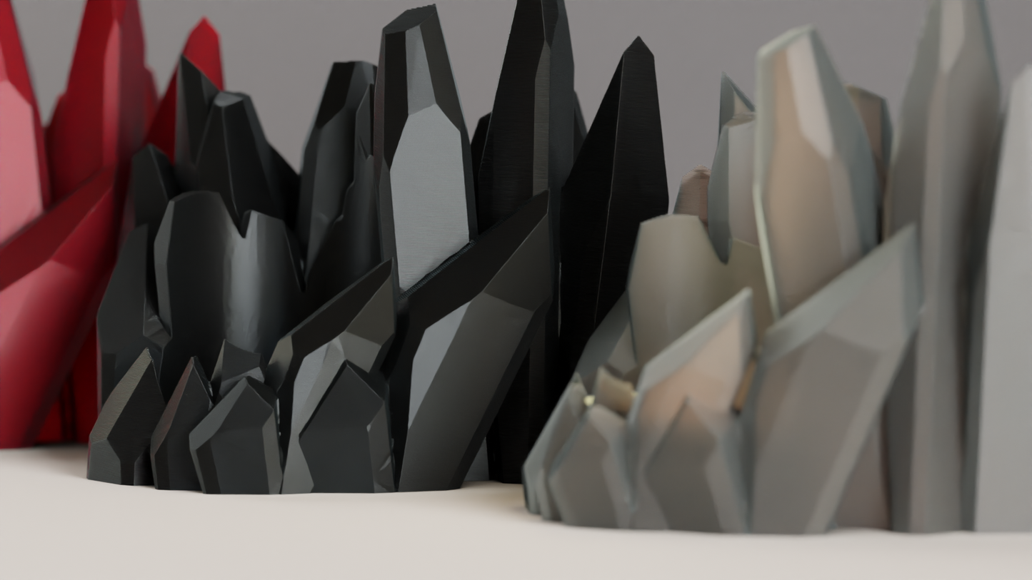 Tealight Holder, Crystal Geometry Ambient Tabletop Accent Nightstand Minimalist Sculptural