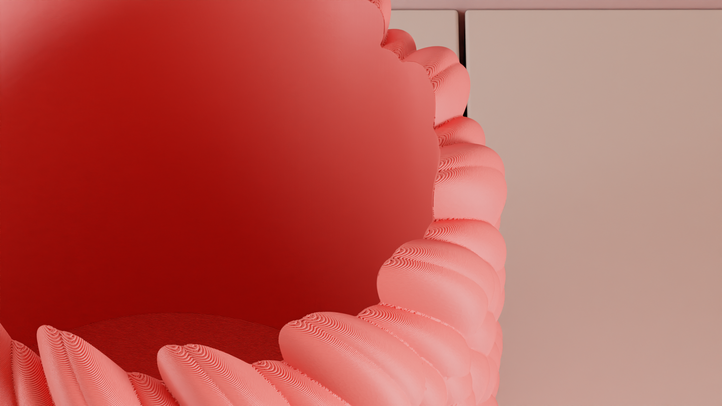 Original Stylish Planter Pot Wool-Like Texture, Elegant Geometric Handcrafted Workspace Container, Modern Rustic Decor