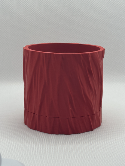 planter pot, selfdraining geometric sculptural locking drip tray organizer desktop