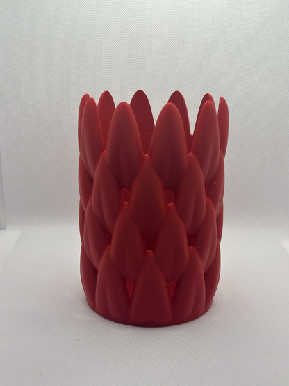 Succulent Vase, Leaf-Inspired Sculptural Planter, Geometric Tabletop Centerpiece, Modern Decorative