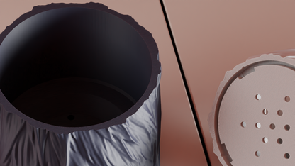 planter pot, selfdraining geometric sculptural locking drip tray organizer desktop