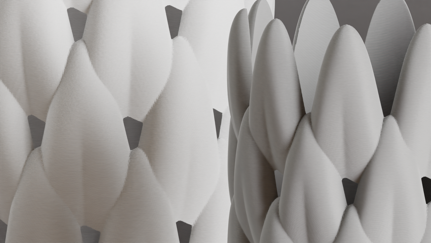 Succulent Vase, Leaf-Inspired Sculptural Planter, Geometric Tabletop Centerpiece, Modern Decorative