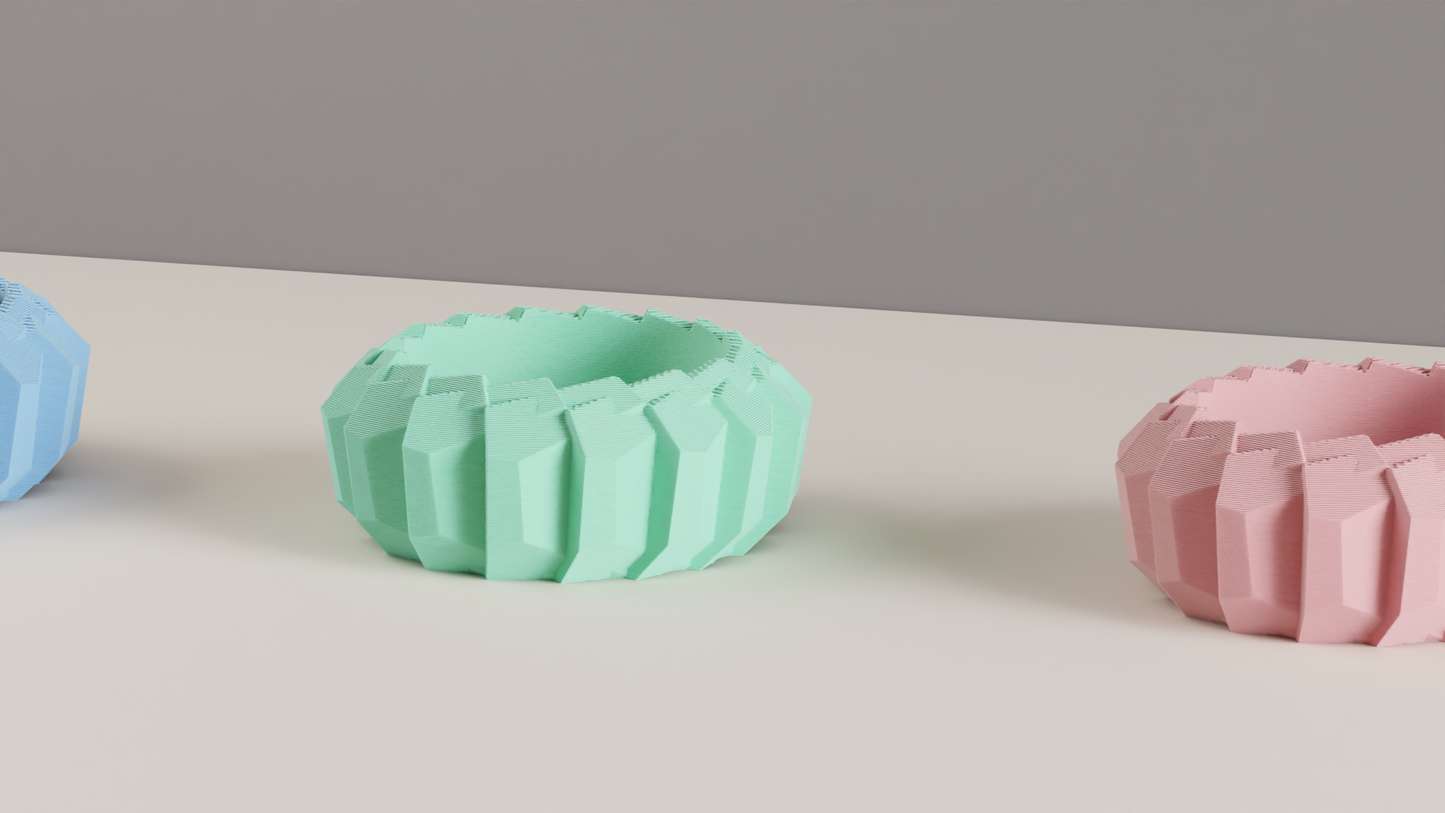 tealight holder, angular geometric sculptural accent, minimalist tabletop ambient centerpiece