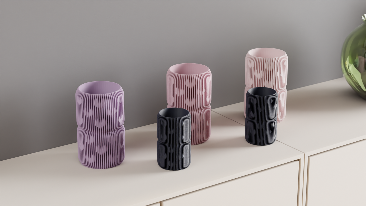 Romantic Vase, Contemporary Heart Accents Mantelpiece Tabletop Flower Holder Decor