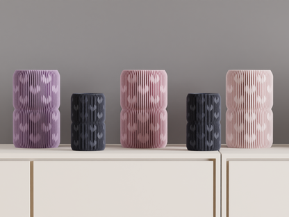 Romantic Vase, Contemporary Heart Accents Mantelpiece Tabletop Flower Holder Decor