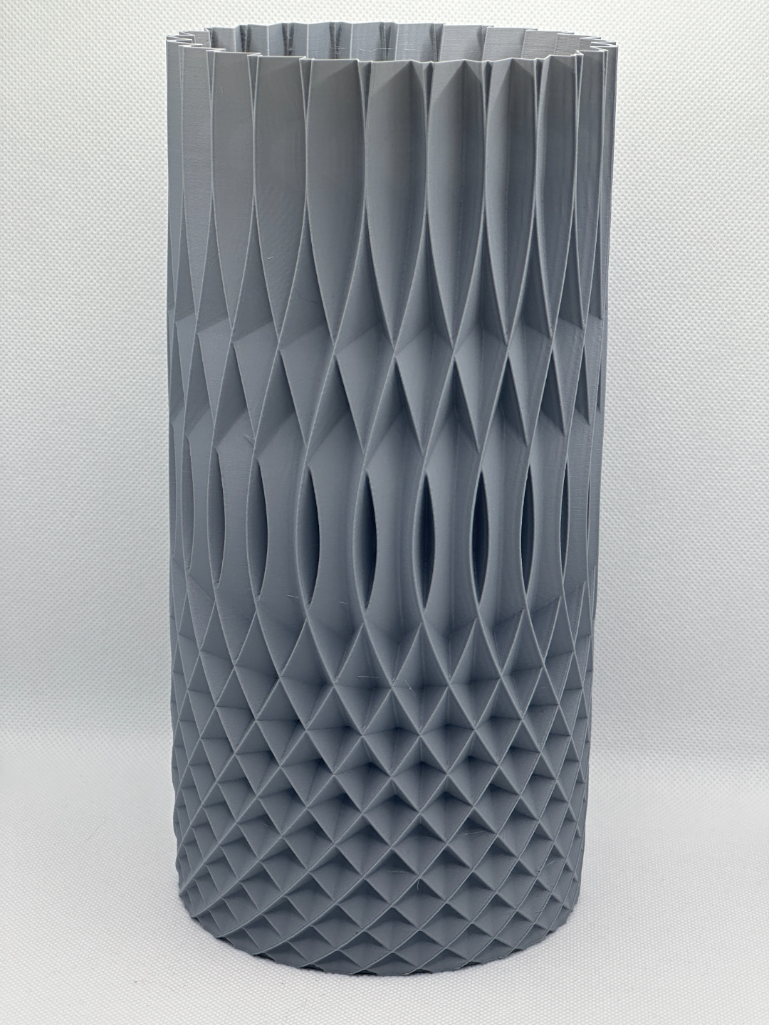 Geometric Vase, Faceted Modern Centerpiece, Sculptural Accent, Dried Flower Holder