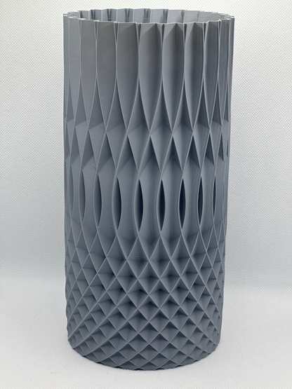 Geometric Vase, Faceted Modern Centerpiece, Sculptural Accent, Dried Flower Holder