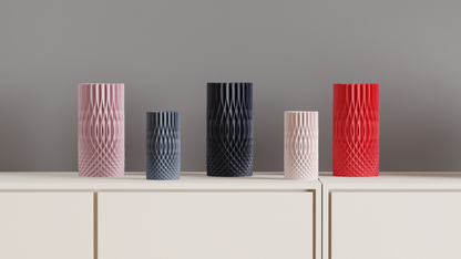 Geometric Vase, Faceted Modern Centerpiece, Sculptural Accent, Dried Flower Holder