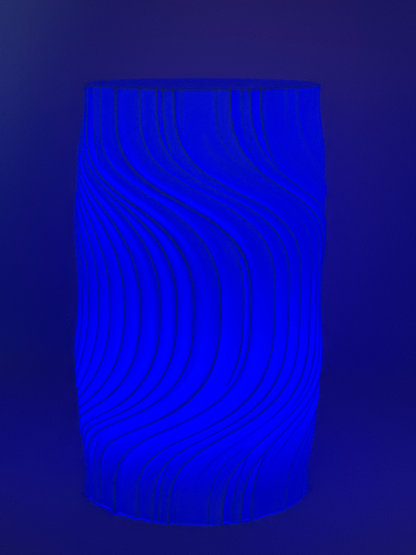 Pendant Lampshade, Sculptural Ambient Diffuser Shade, Hanging Warm Bedside Illumination