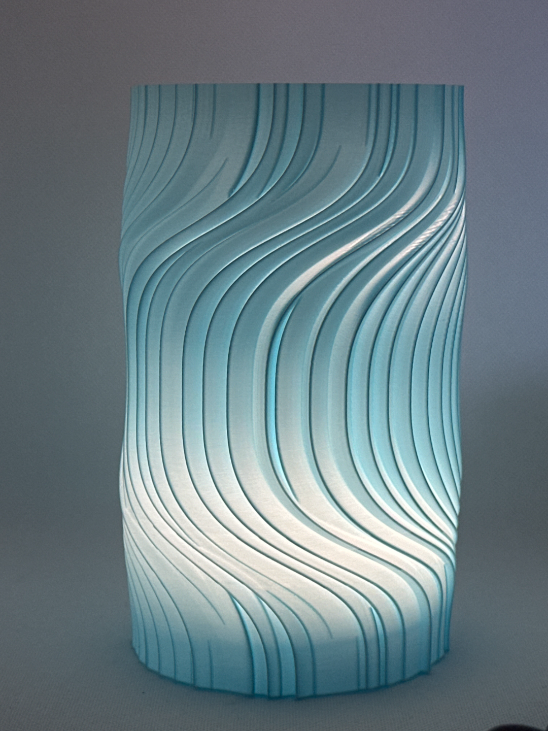 Pendant Lampshade, Sculptural Ambient Diffuser Shade, Hanging Warm Bedside Illumination