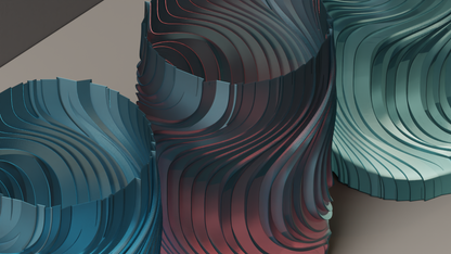 Pendant Lampshade, Sculptural Ambient Diffuser Shade, Hanging Warm Bedside Illumination