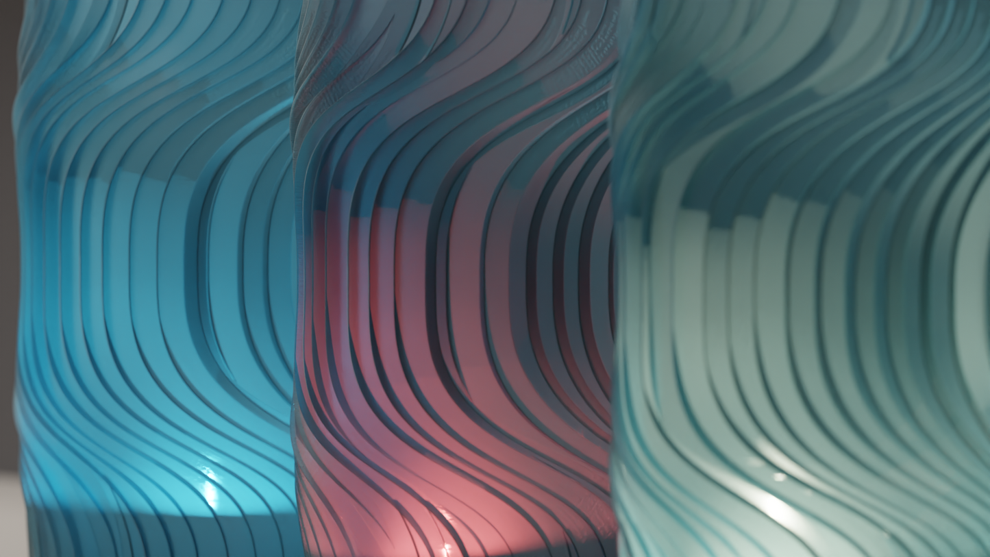 Pendant Lampshade, Sculptural Ambient Diffuser Shade, Hanging Warm Bedside Illumination