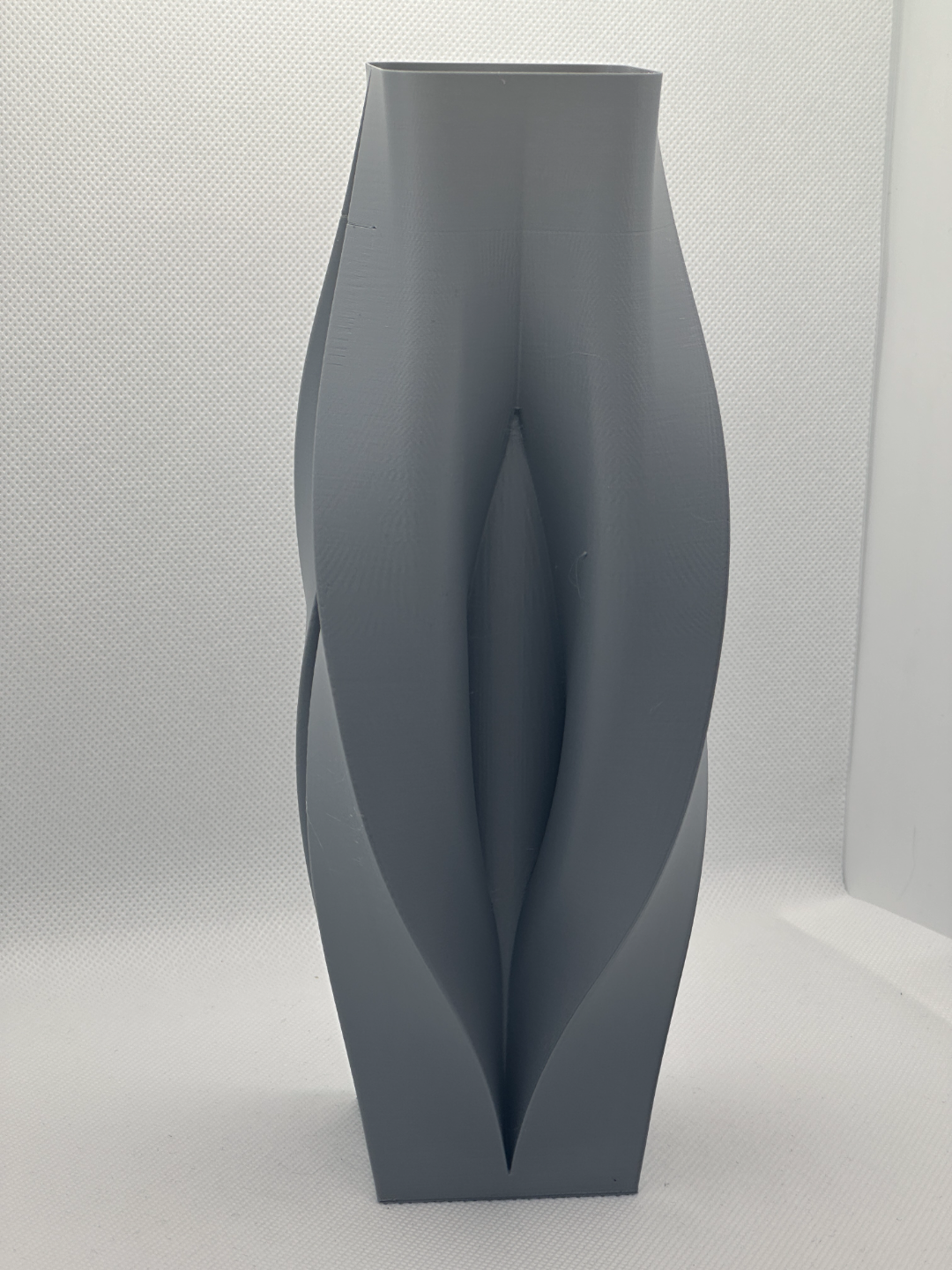 Modern Geometric Vase, Original Contemporary Organic Sculptural Tabletop Bud Vessel, Elegant Japandi Style Accent