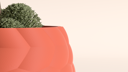 Planter Pot, Textured Braided Weave, Succulent Container, Japandi Minimalist Organizer