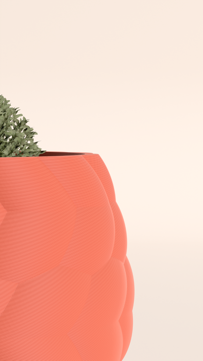 Planter Pot, Textured Braided Weave, Succulent Container, Japandi Minimalist Organizer