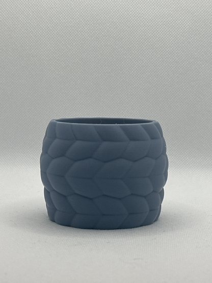 Planter Pot, Textured Braided Weave, Succulent Container, Japandi Minimalist Organizer