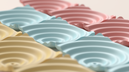 catchall tray, sculptural ripple organizer, jewelry dish, entryway centerpiece minimalist