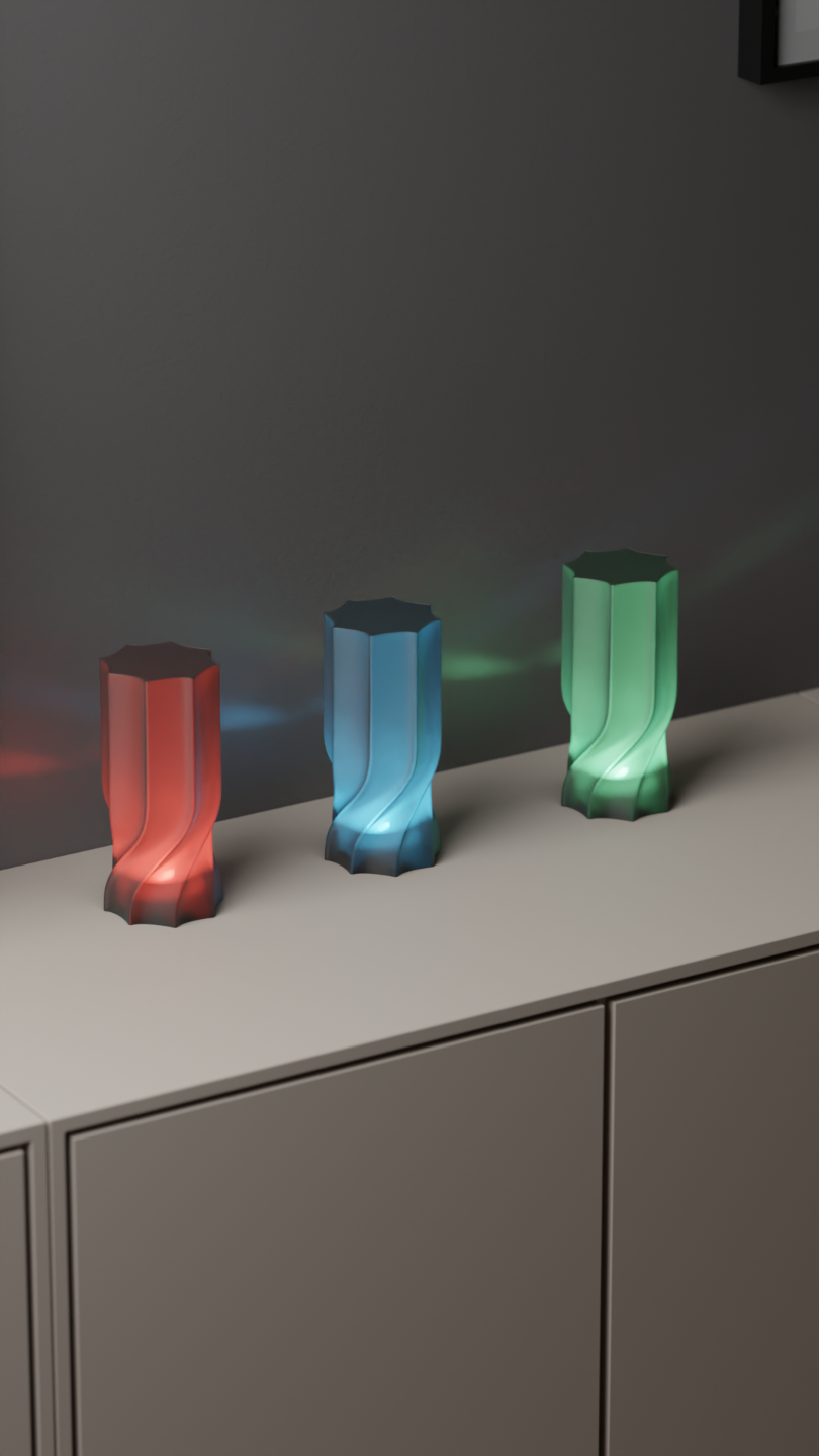 Nordic Style Twist Lampshade, Modern Ambient Pendant Accent, Stylish Minimalist Tabletop and Island Lighting