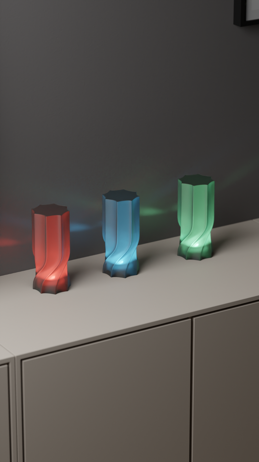 Nordic Style Twist Lampshade, Modern Ambient Pendant Accent, Stylish Minimalist Tabletop and Island Lighting