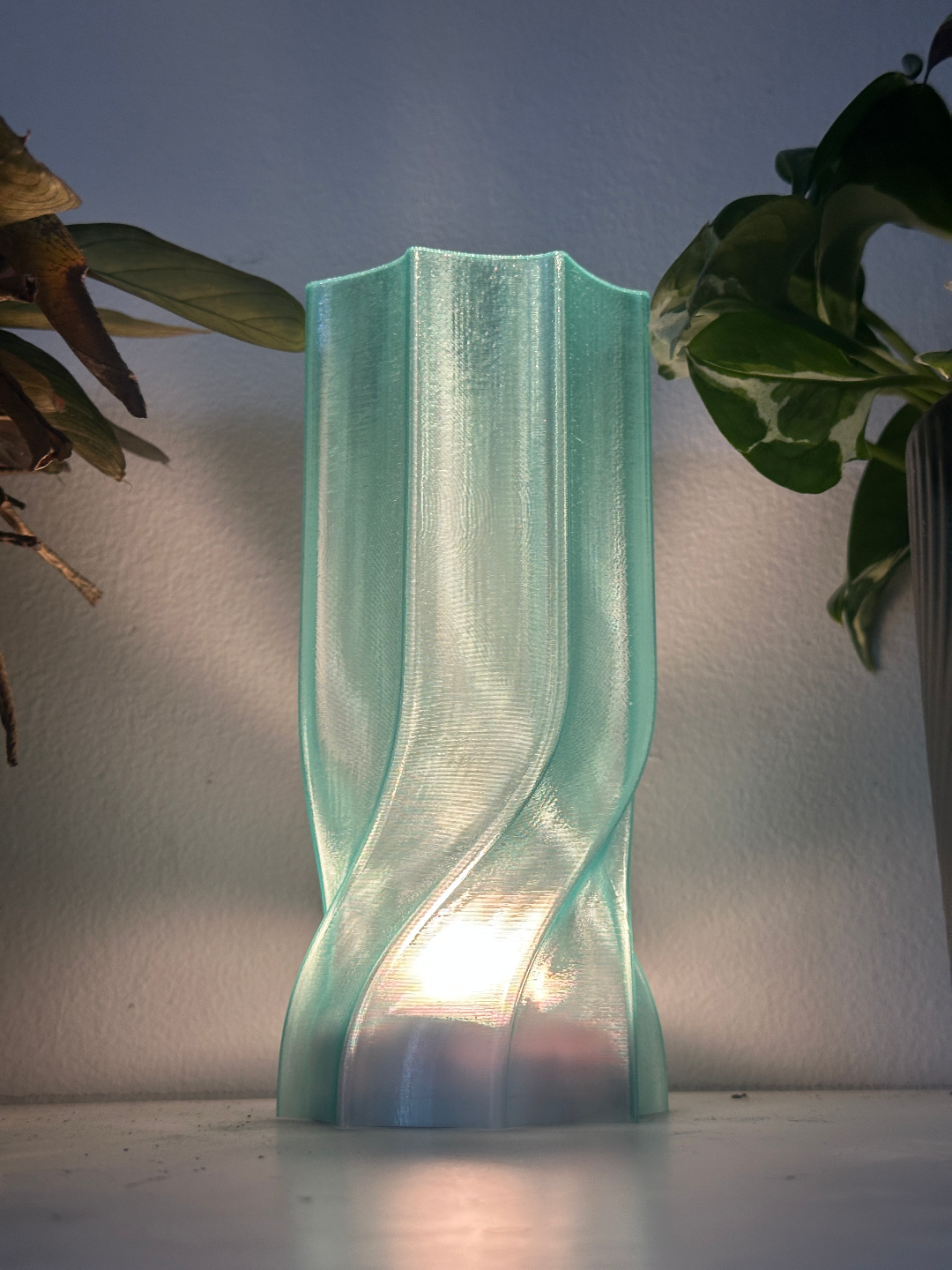 Nordic Style Twist Lampshade, Modern Ambient Pendant Accent, Stylish Minimalist Tabletop and Island Lighting