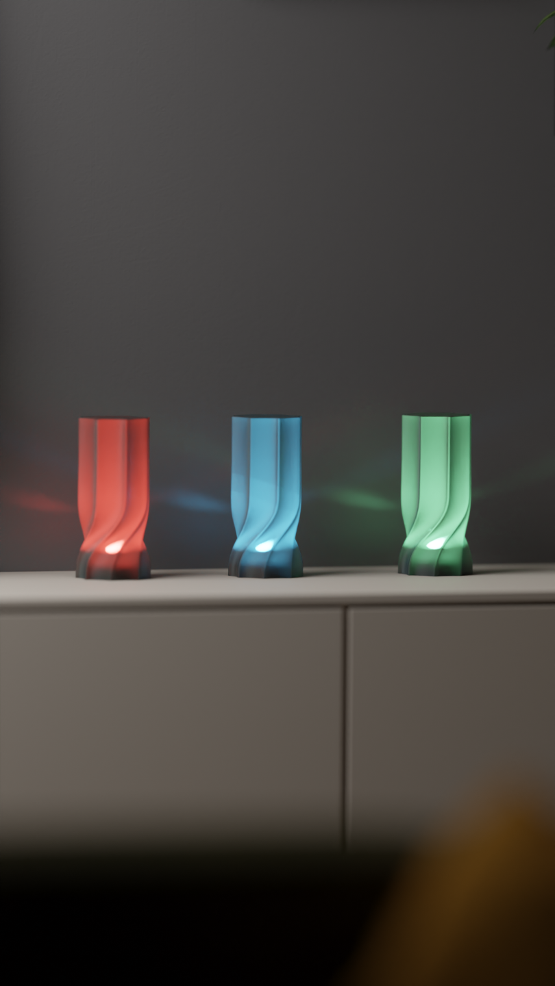 Nordic Style Twist Lampshade, Modern Ambient Pendant Accent, Stylish Minimalist Tabletop and Island Lighting