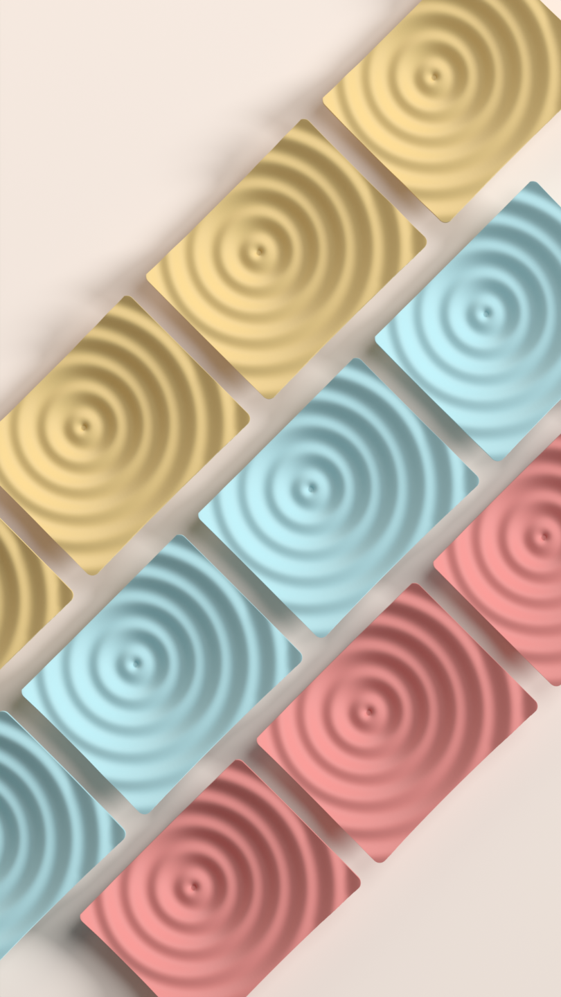 Original Artistic Ripple Vase Tray, Tabletop Catch All, Desk Organizer, Art Deco, Modern Accent