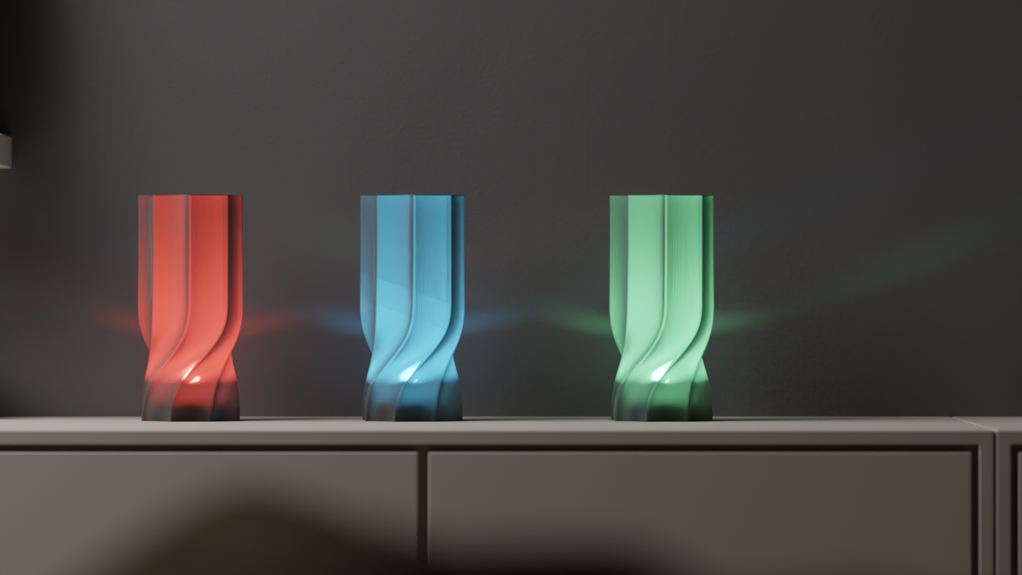 Nordic Style Twist Lampshade, Modern Ambient Pendant Accent, Stylish Minimalist Tabletop and Island Lighting