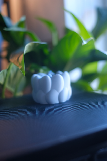 Tealight Holder, Ambient Tabletop Accent, Modern Art Deco Keepsake, Contemporary