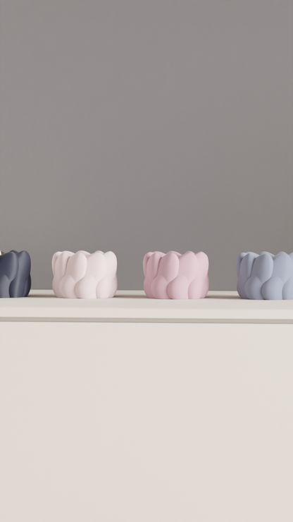 Tealight Holder, Ambient Tabletop Accent, Modern Art Deco Keepsake, Contemporary